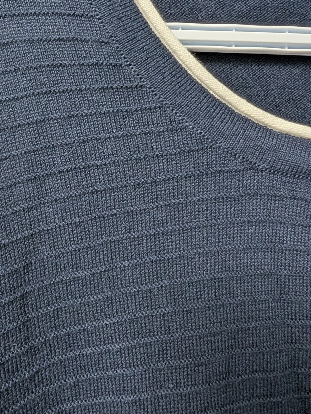 Nwt! Olsen Navy Long Sleeve Knit Sweater with Side Ties - Picture 7 of 11